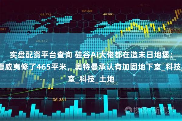 实盘配资平台查询 硅谷AI大佬都在造末日地堡：小扎夏威夷修了465平米，奥特曼承认有加固地下室_科技_土地